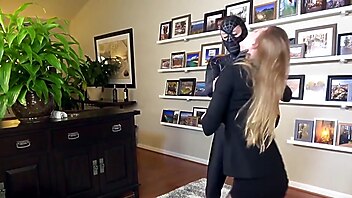 Store patter fetish, påspændingsdildo, lesbisk påspæings dildo, busty, strapon